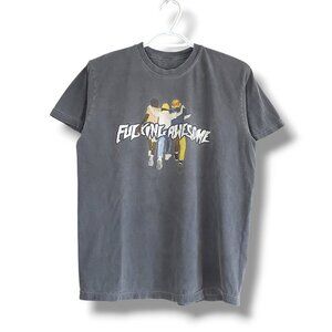 F*cking Awesome The Kids Alright Graphic Shirt Gray Size M